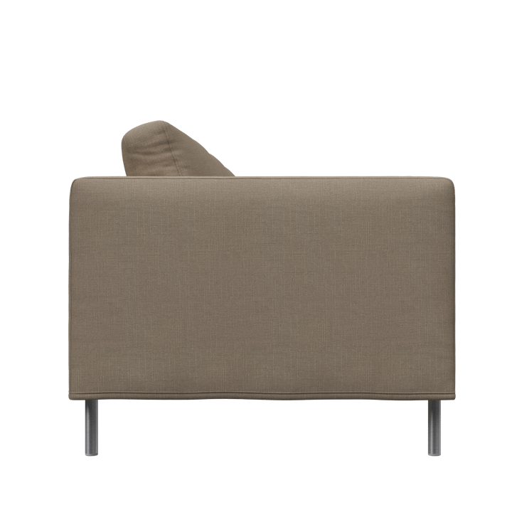 Alex 3-sits soffa, tyg noah 18 mole, aluminiumben Fogia
