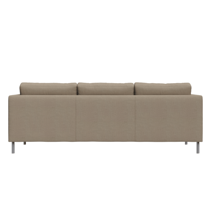 Alex 3-sits soffa, tyg noah 18 mole, aluminiumben Fogia
