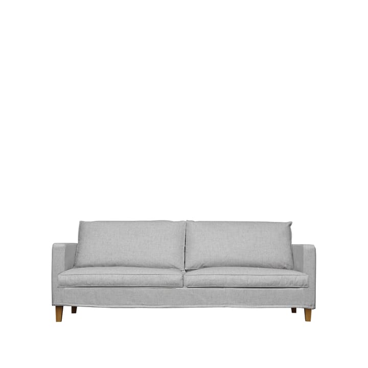 Alex High 2,5-sits soffa - brooklyn 804 mellangrå-oljad ek vinklade - Fogia