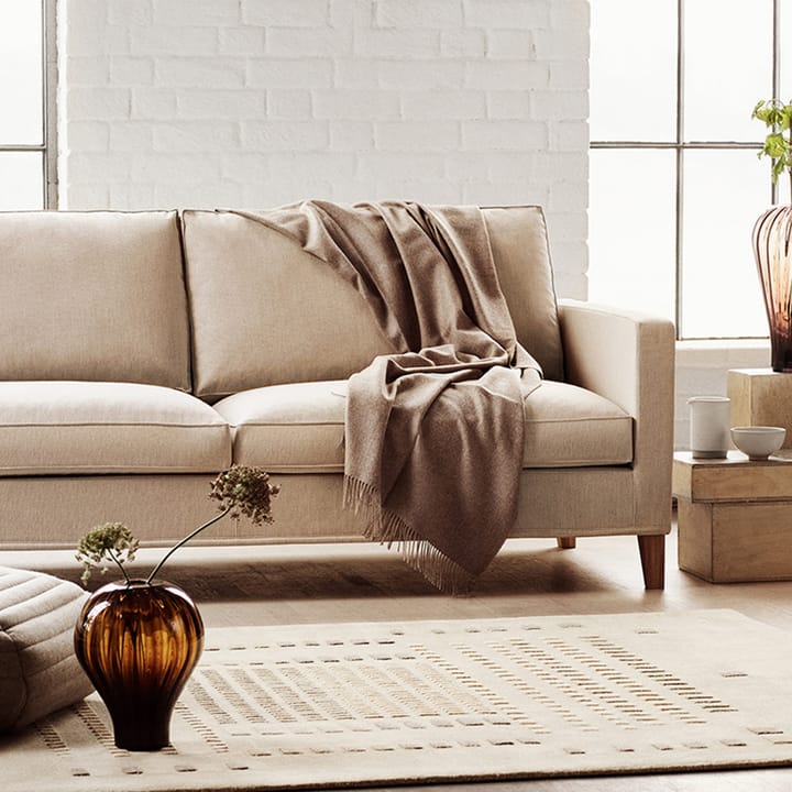 Alex High 2,5-sits soffa, jade 503 grön-oljad ek vinklade Fogia