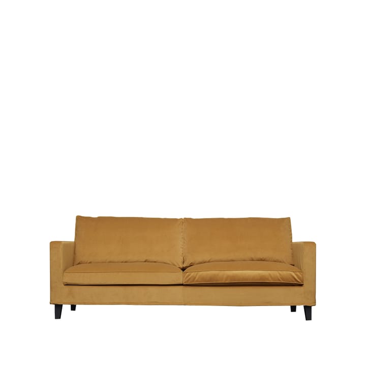 Alex High 2,5-sits soffa - jade 907 ockra-svart ek vinklade - Fogia