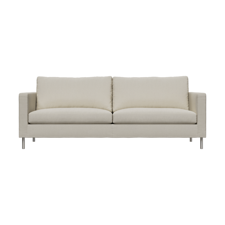 Alex High 2,5-sits soffa - Noah 07-light beige-aluminiumben - Fogia