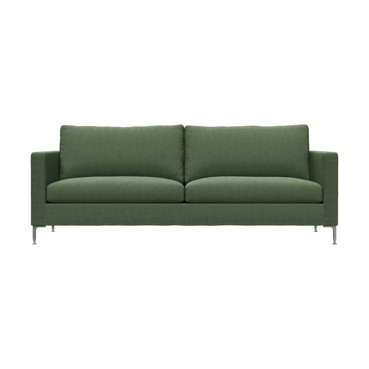Alex High 2,5-sits soffa - Noah 38-dark green-alu ben - Fogia