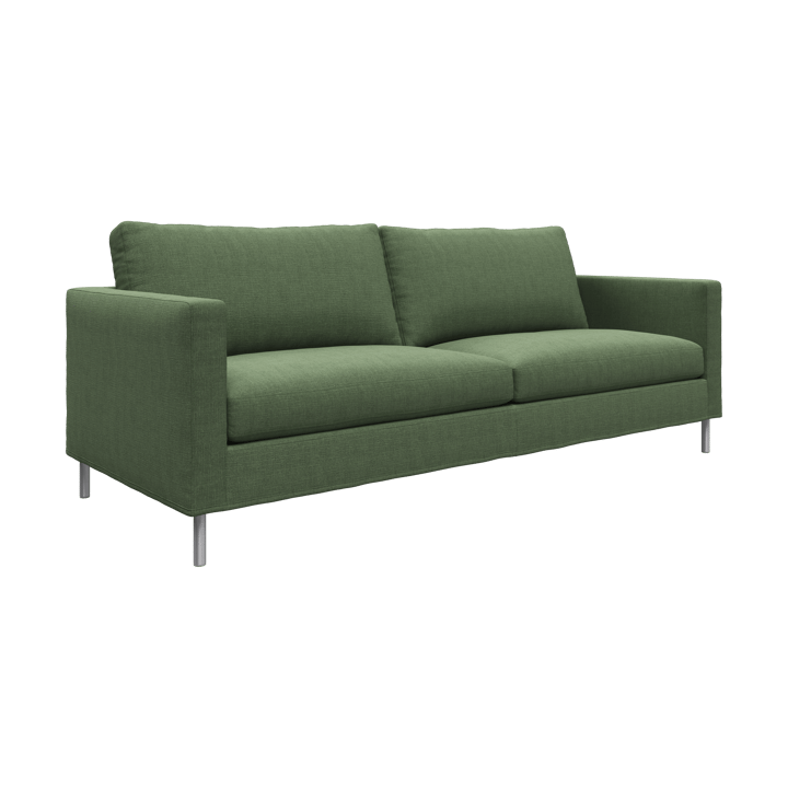 Alex High 2,5-sits soffa, Noah 38-dark green-alu ben Fogia