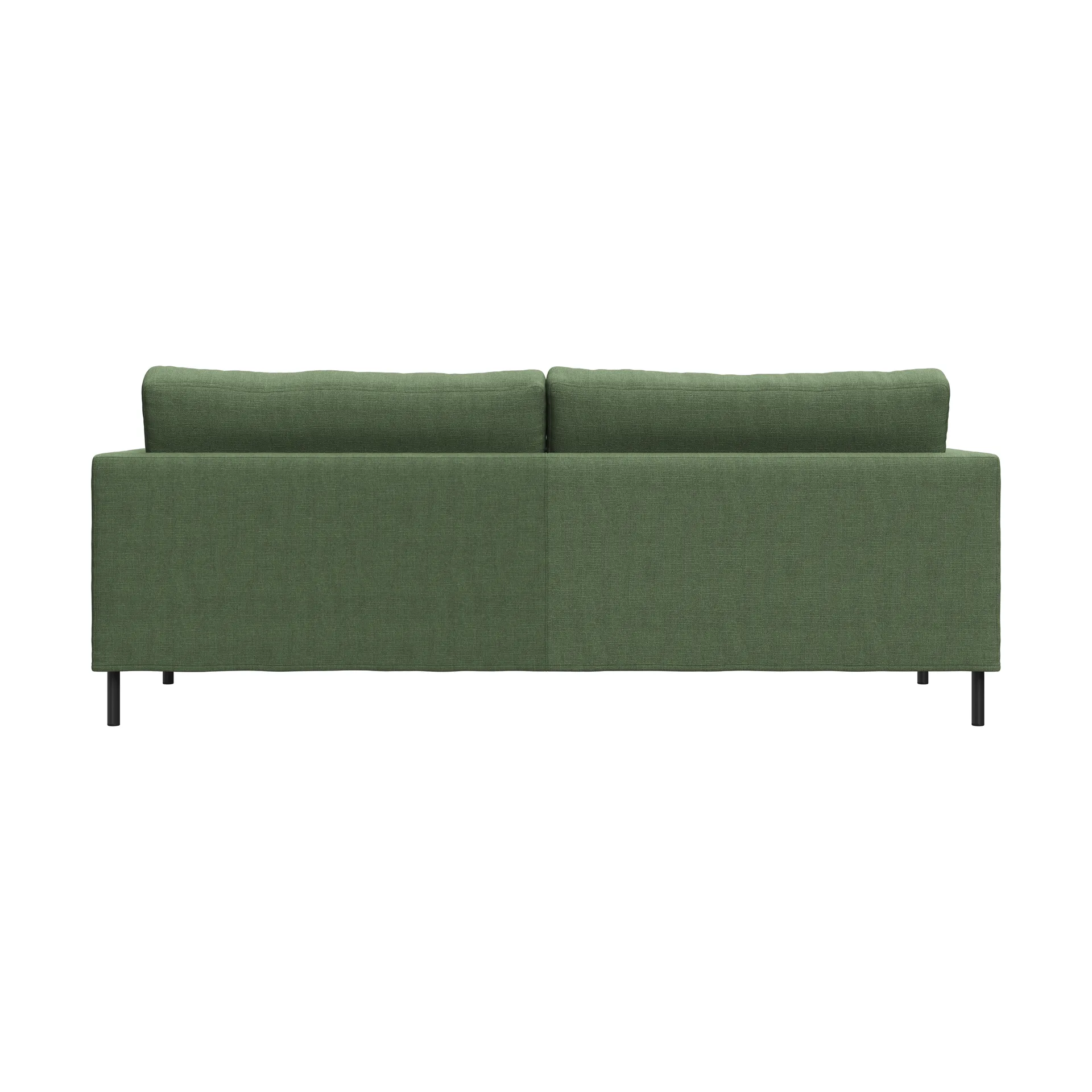 Alex High 2,5-sits soffa, Noah 38-dark green-aluminiumben Fogia