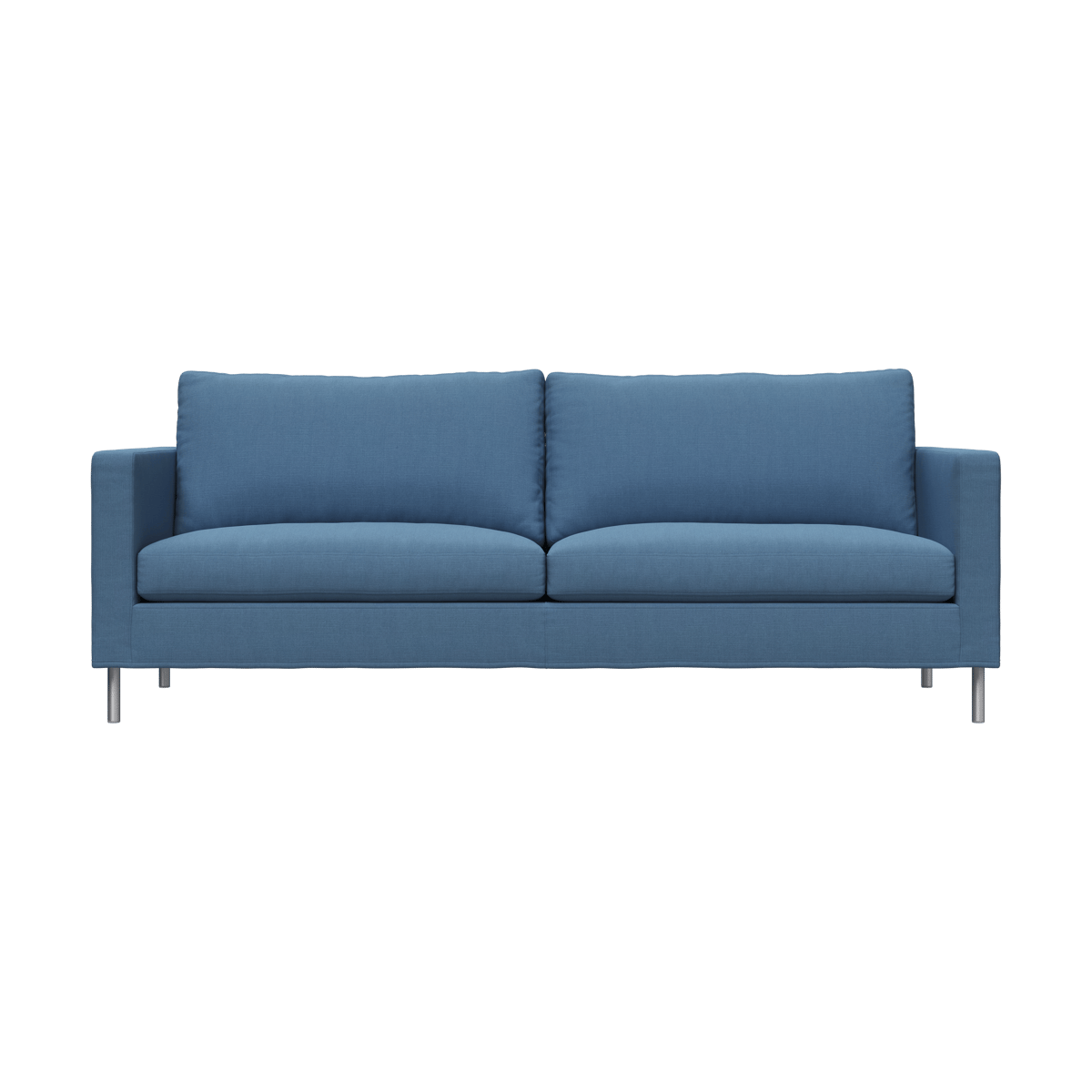 Fogia Alex High 2,5-sits soffa Noah 45-blue-alu ben