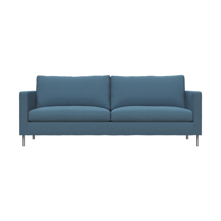 Alex High 2,5-sits soffa - Tyg Hiro Light Blue-aluminiumben - Fogia