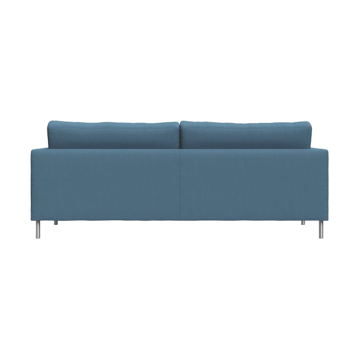 Alex High 2,5-sits soffa, Tyg Hiro Light Blue-aluminiumben Fogia