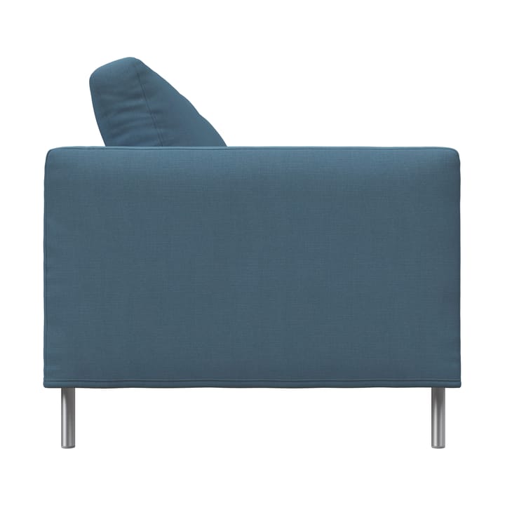 Alex High 2,5-sits soffa, Tyg Hiro Light Blue-aluminiumben Fogia