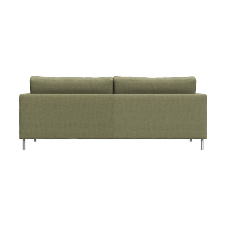 Alex High 2,5-sits soffa, Tyg Hiro Lightgreen-aluminiumben Fogia