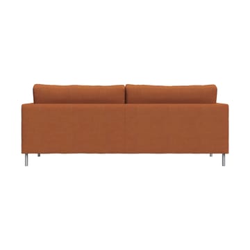 Alex High 2,5-sits soffa - Tyg Hiro Rustred-aluminiumben - Fogia