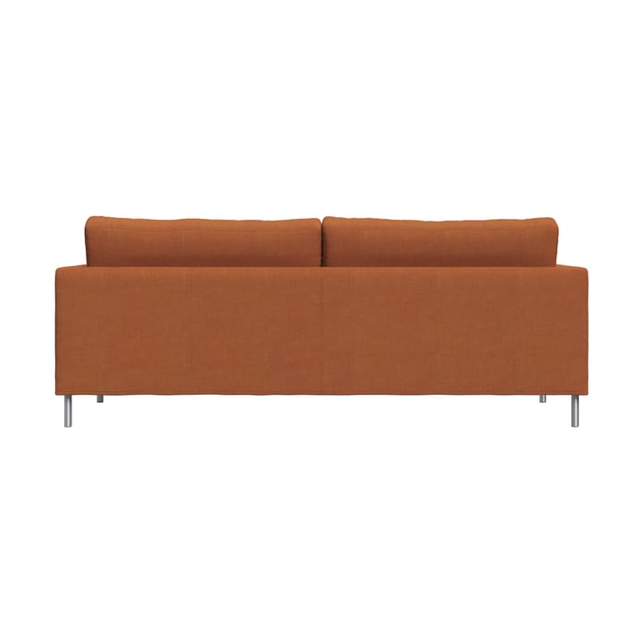 Alex High 2,5-sits soffa, Tyg Hiro Rustred-aluminiumben Fogia