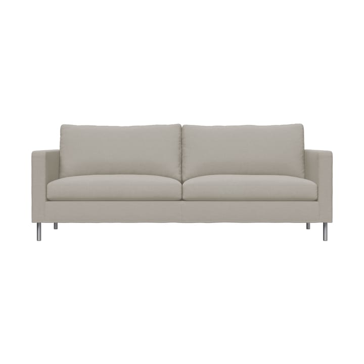 Alex High 2,5-sits soffa - Tyg Hiro Sand-aluminiumben - Fogia