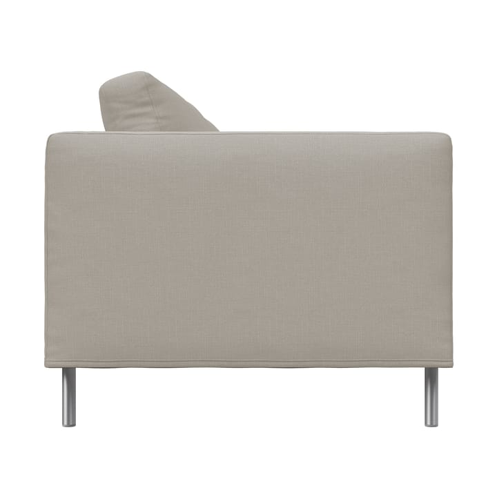 Alex High 2,5-sits soffa, Tyg Hiro Sand-aluminiumben Fogia