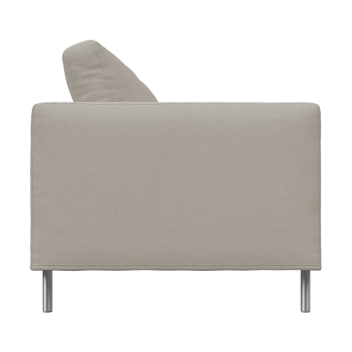 Alex High 2,5-sits soffa, Tyg Hiro Sand-aluminiumben Fogia