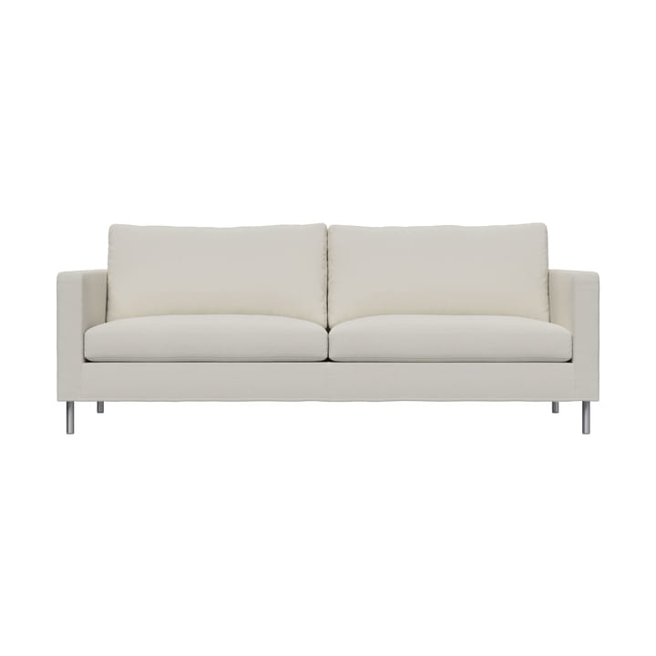 Alex High 2,5-sits soffa - Tyg Hiro White-aluminiumben - Fogia