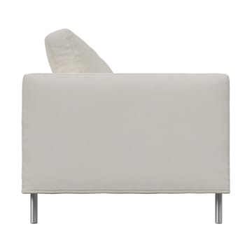 Alex High 2,5-sits soffa - Tyg Hiro White-aluminiumben - Fogia
