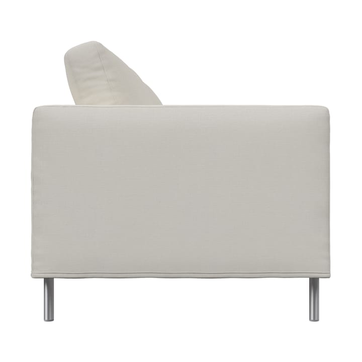 Alex High 2,5-sits soffa, Tyg Hiro White-aluminiumben Fogia