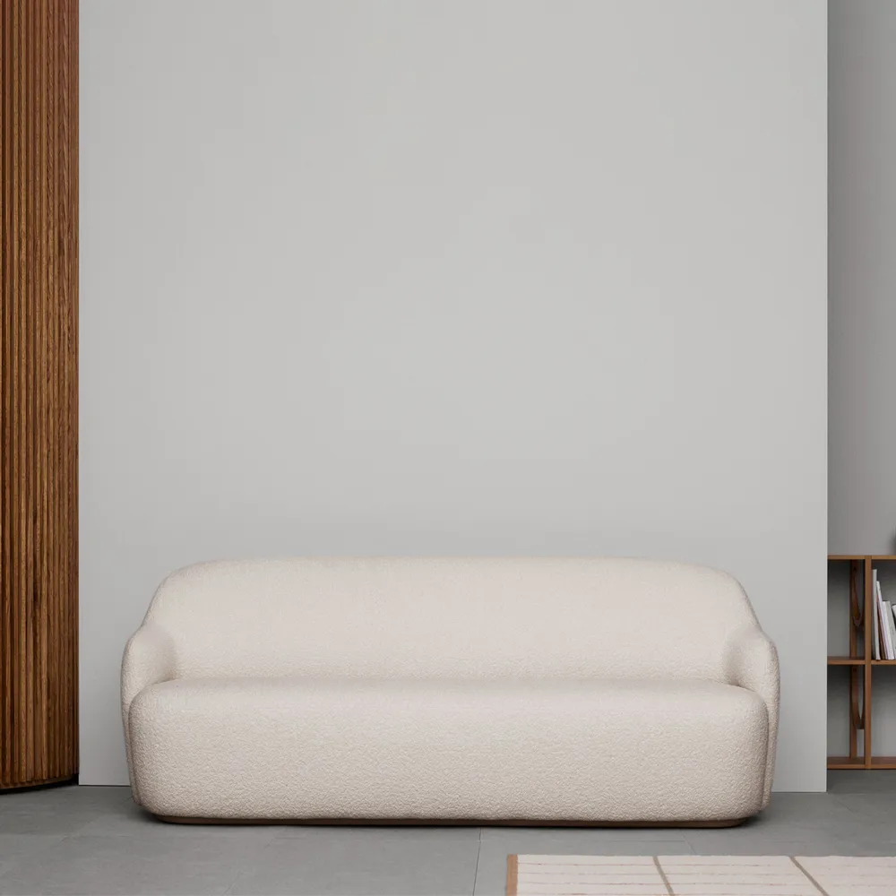 Barba soffa, Tyg vidar 1511 beige-bok Fogia