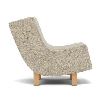 BD1 Lounge Chair - Fårskinn Mohawii-lackerad ek - Fogia