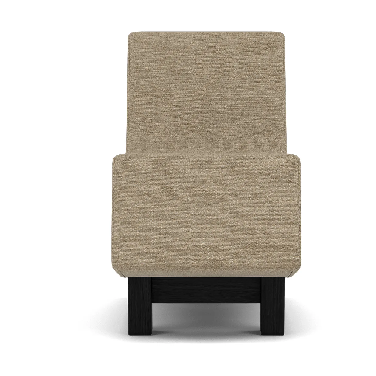 BD1 Lounge Chair, Tyg Ecriture 240-svart ek Fogia