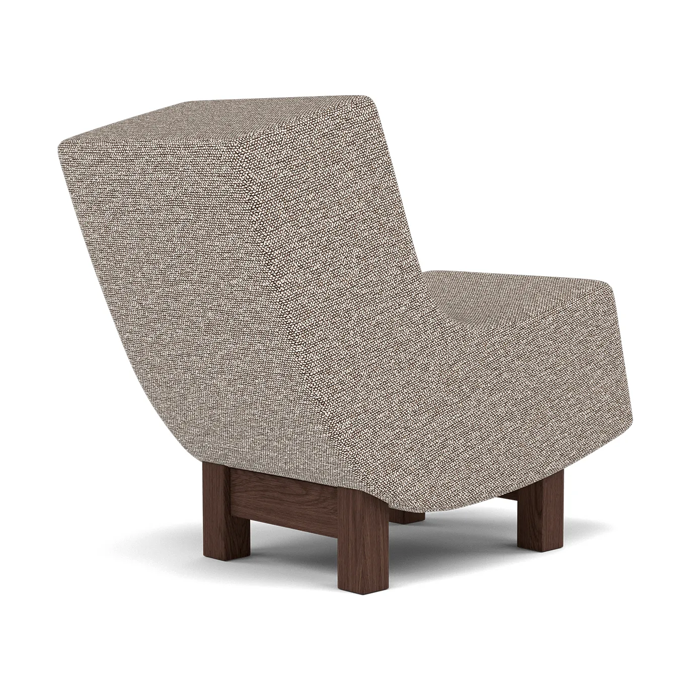BD1 Lounge Chair, Tyg Moss 0013-rökt ek Fogia