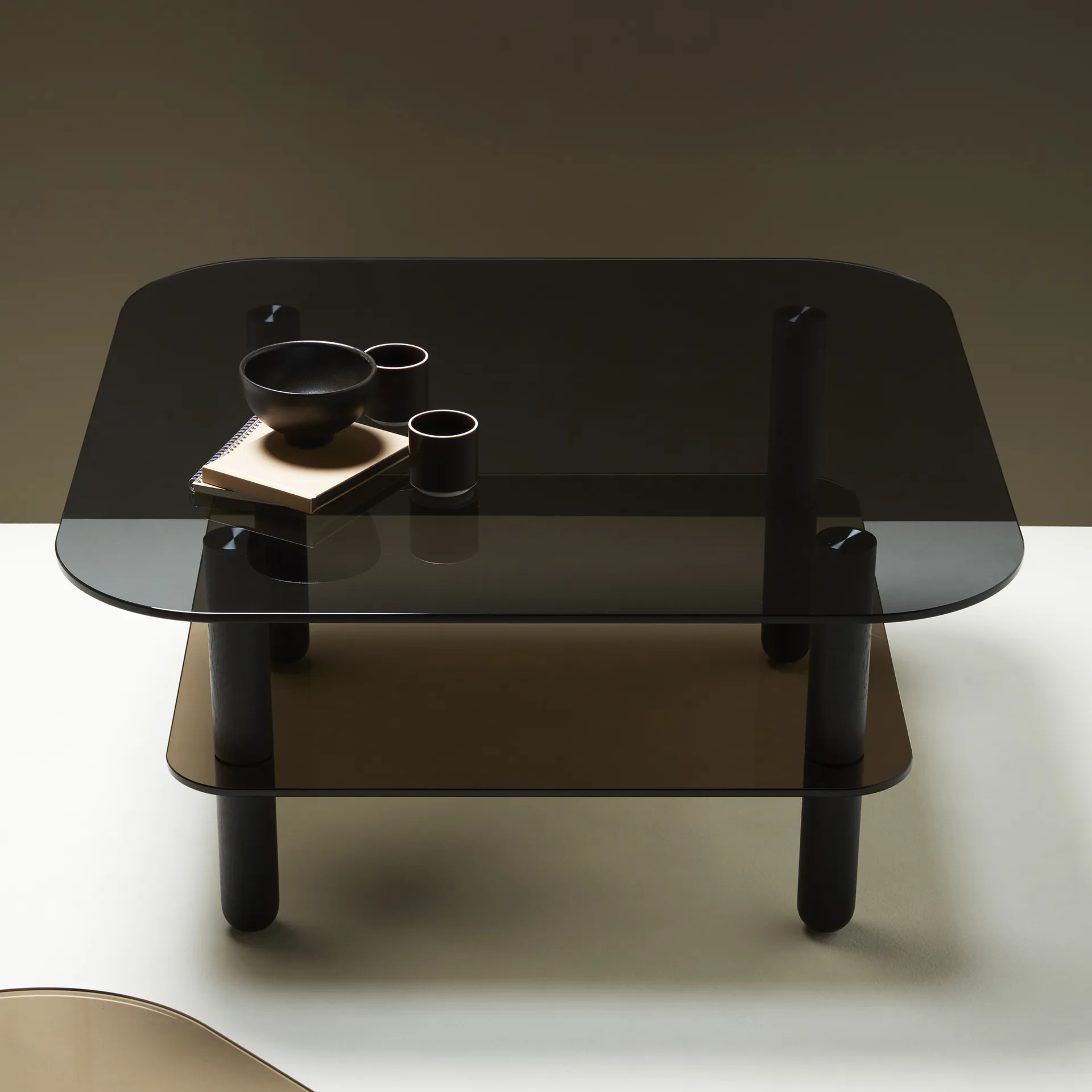 Big Sur soffbord, brun, low Fogia