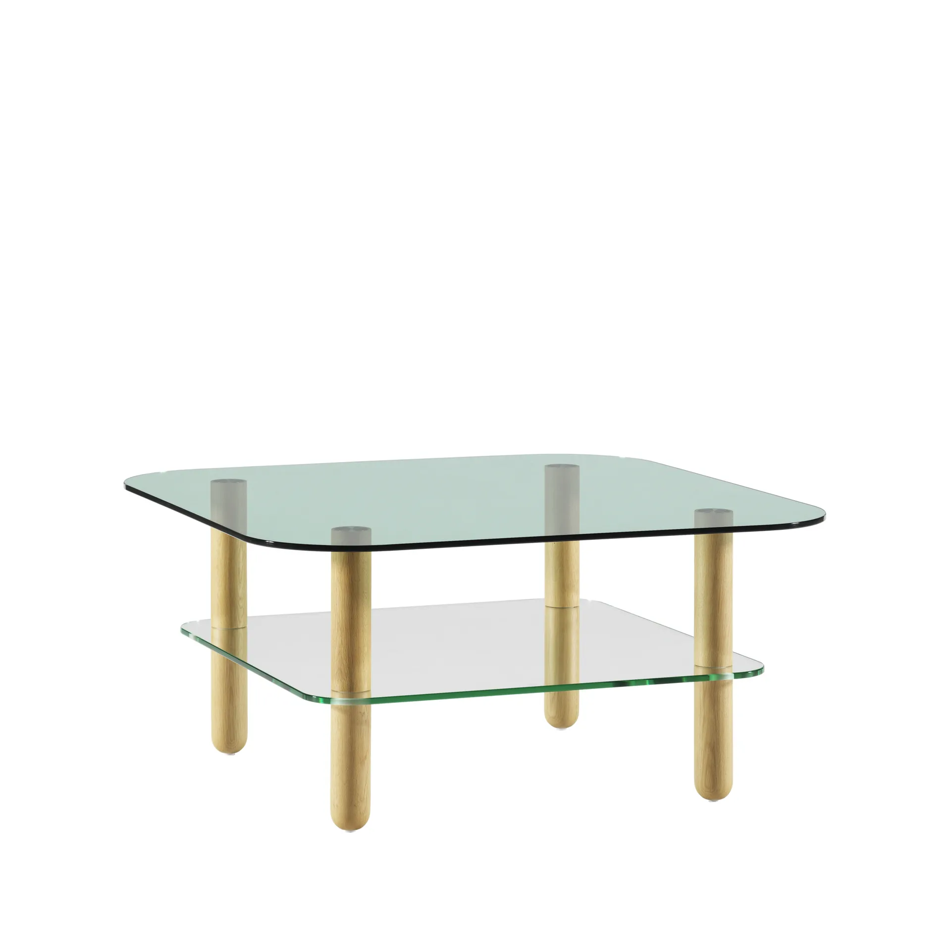 Big Sur soffbord, grön, ekben Fogia