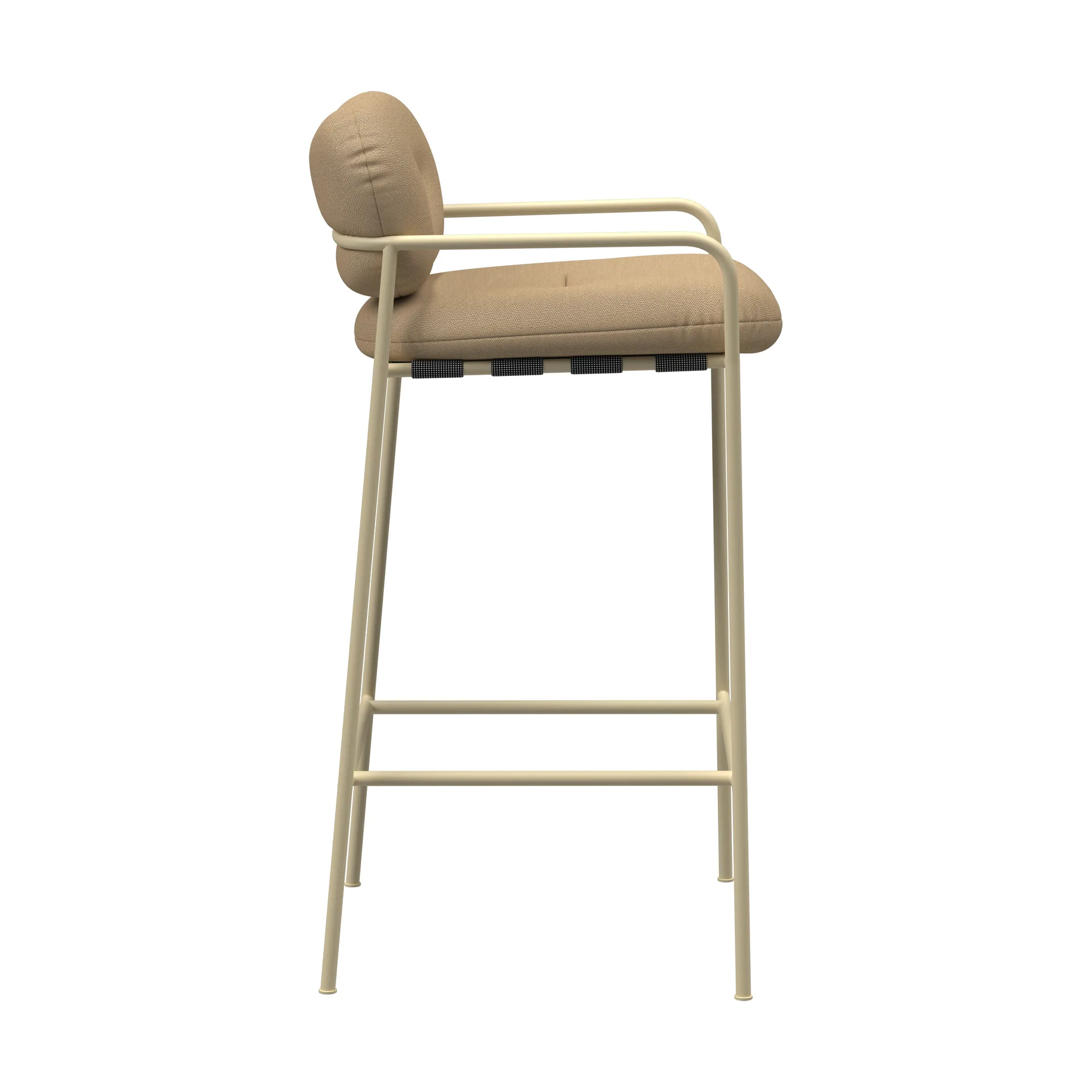 Bollo barstol high 75 cm, Vidar 4 0323 beige-beige Fogia