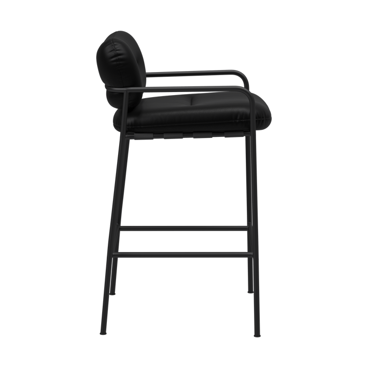 Bollo barstol low 65 cm, Elmotique 99001 svart-svart Fogia