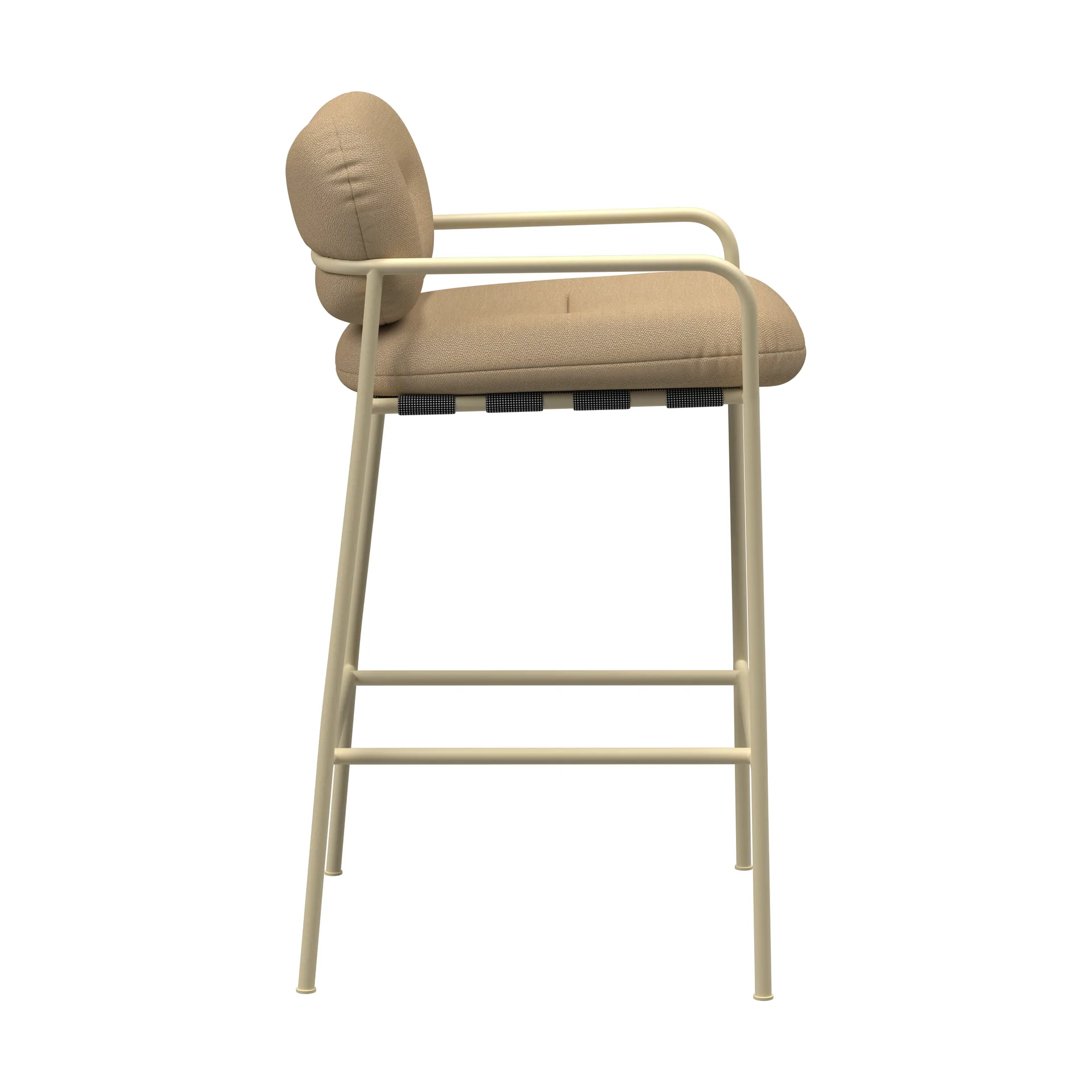 Bollo barstol low 65 cm, Vidar 4 0323 beige-beige Fogia