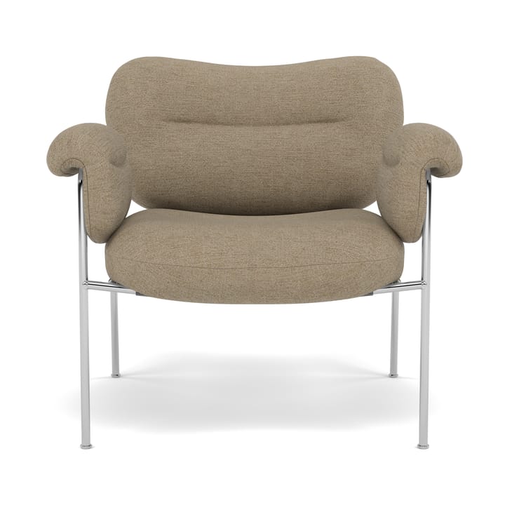 Bollo fåtölj, Ecriture 0240-polished stainless steel Fogia