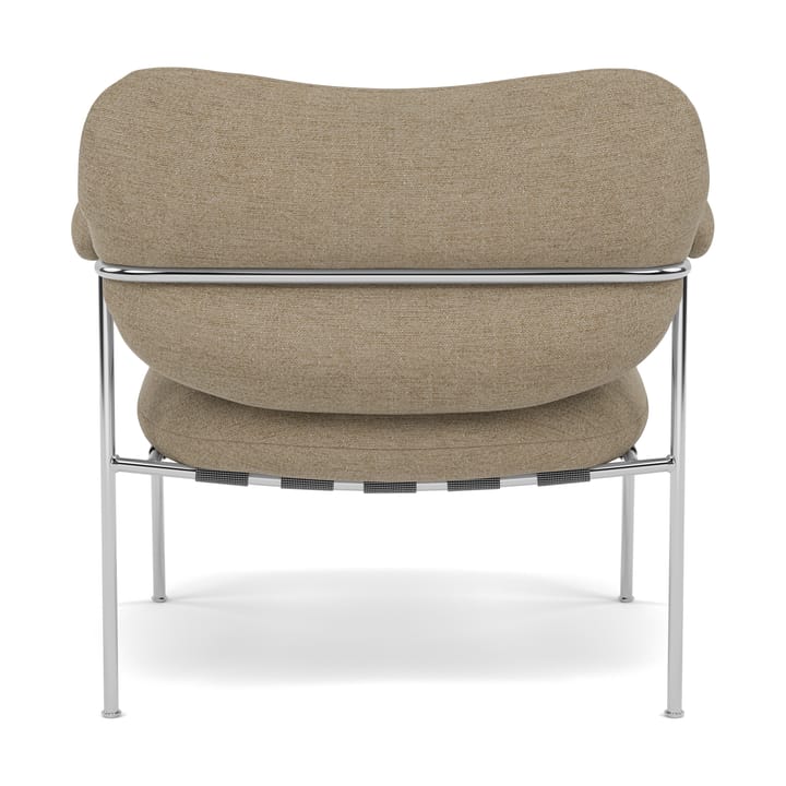 Bollo fåtölj, Ecriture 0240-polished stainless steel Fogia