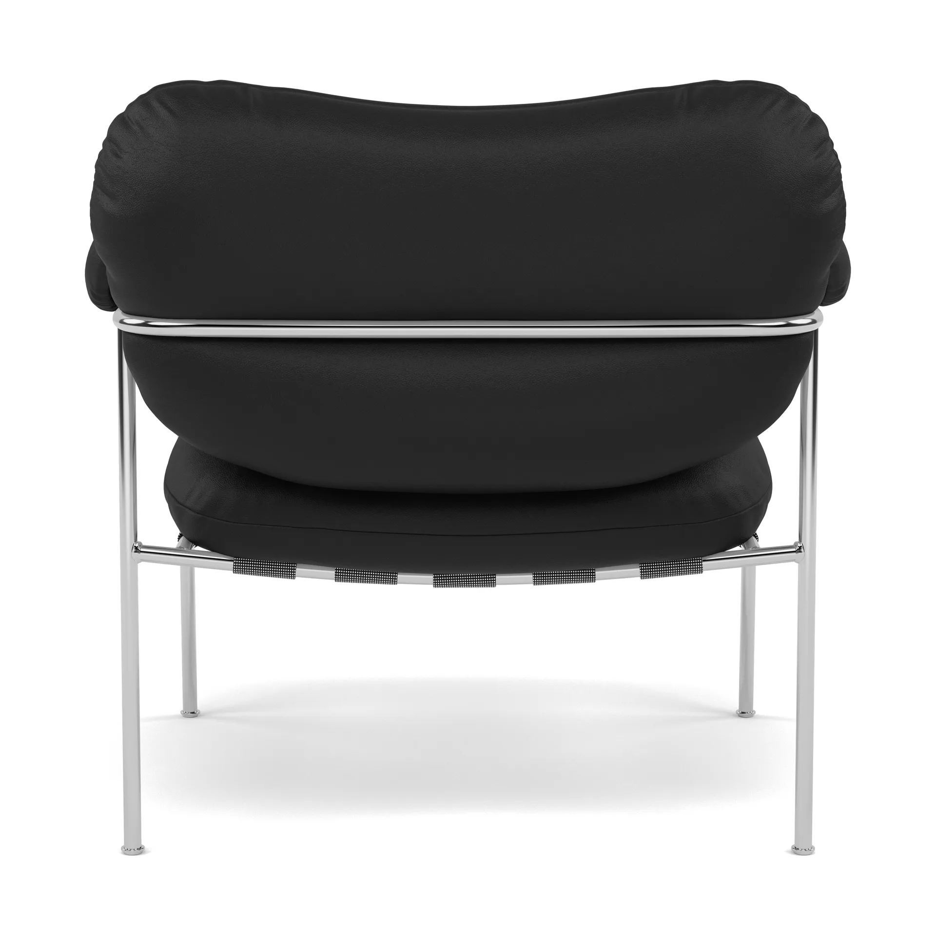 Bollo fåtölj, Elmosoft 99999-polished stainless steel Fogia