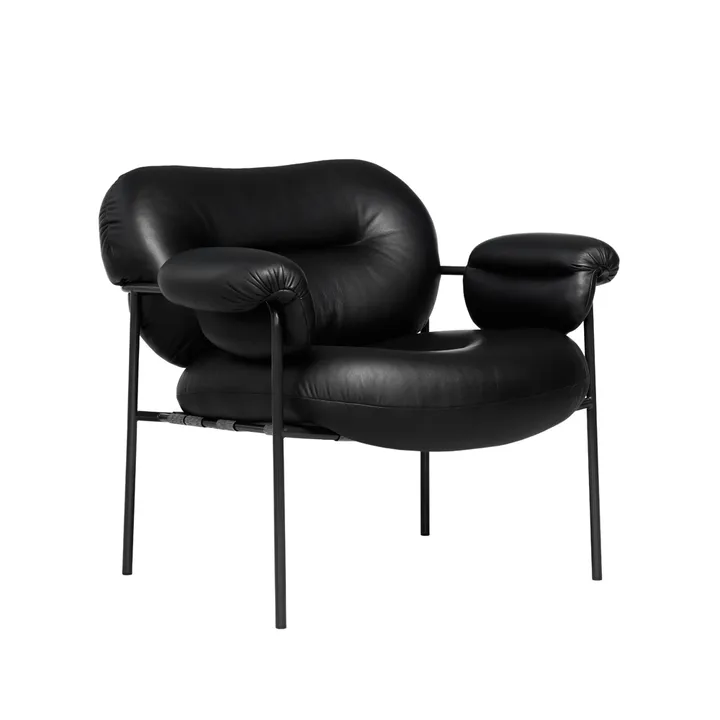 Bollo fåtölj - Elmotique 99001 svart-RAL 9005 mattsvart - Fogia