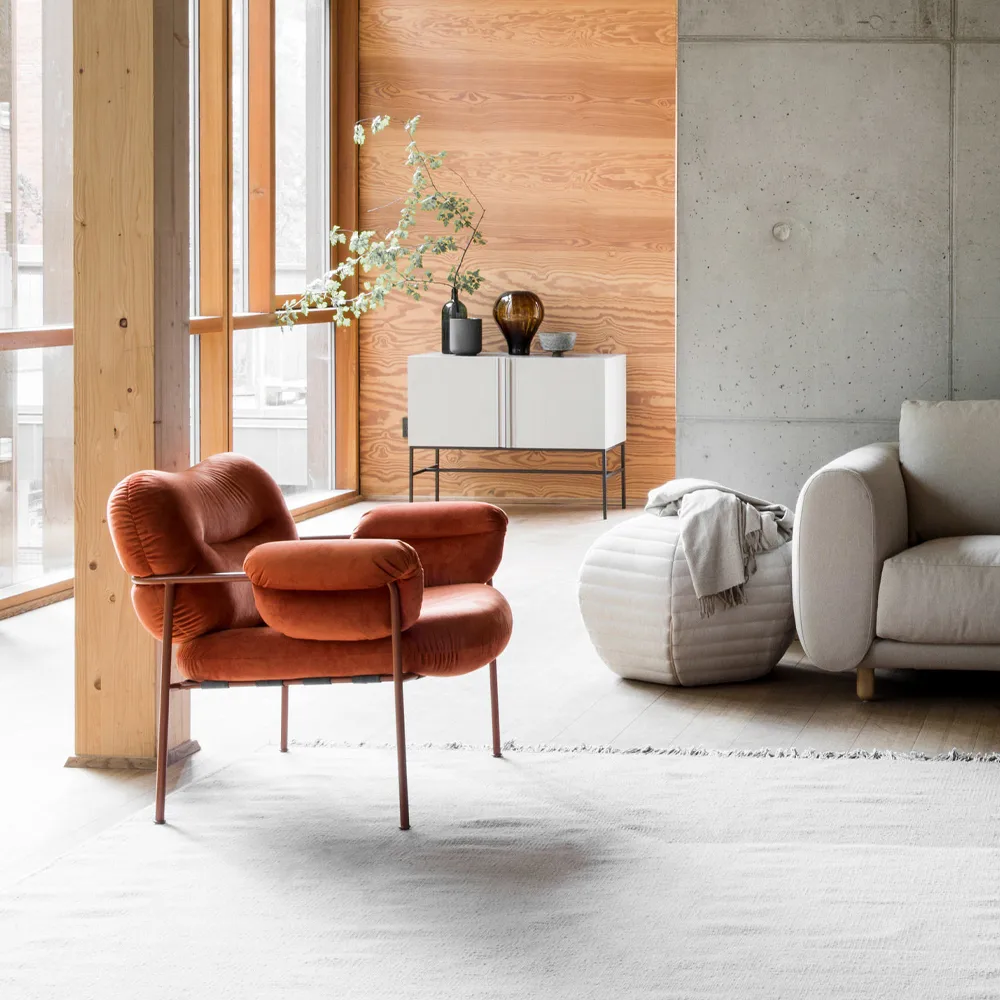 Bollo fåtölj, Elmotique 99001 svart Fogia