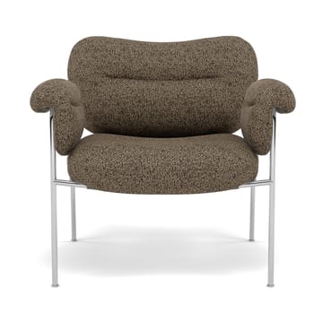 Bollo fåtölj - Safire 0001-polished stainless steel - Fogia