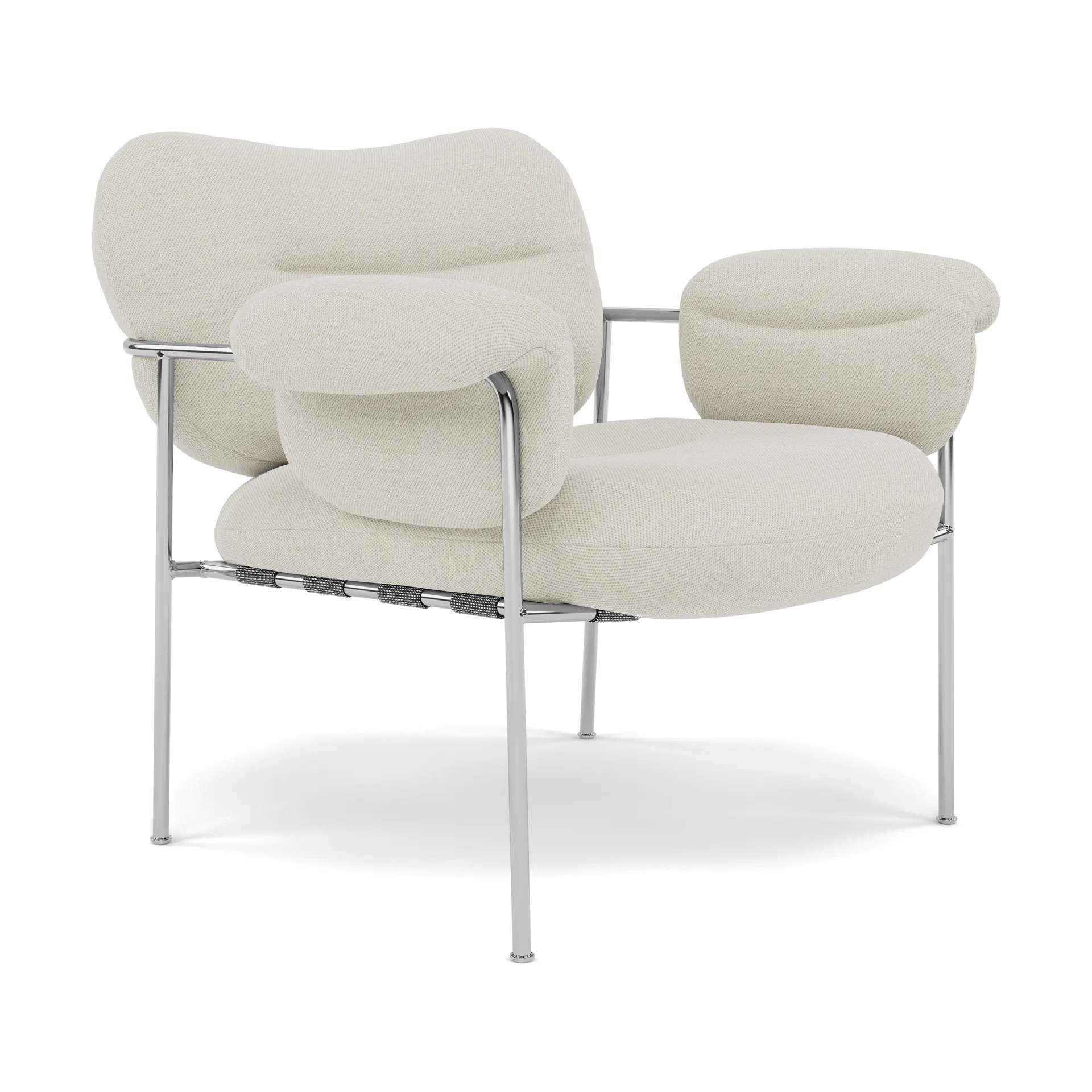 Bollo fåtölj, Sealife 363610-polished stainless steel Fogia