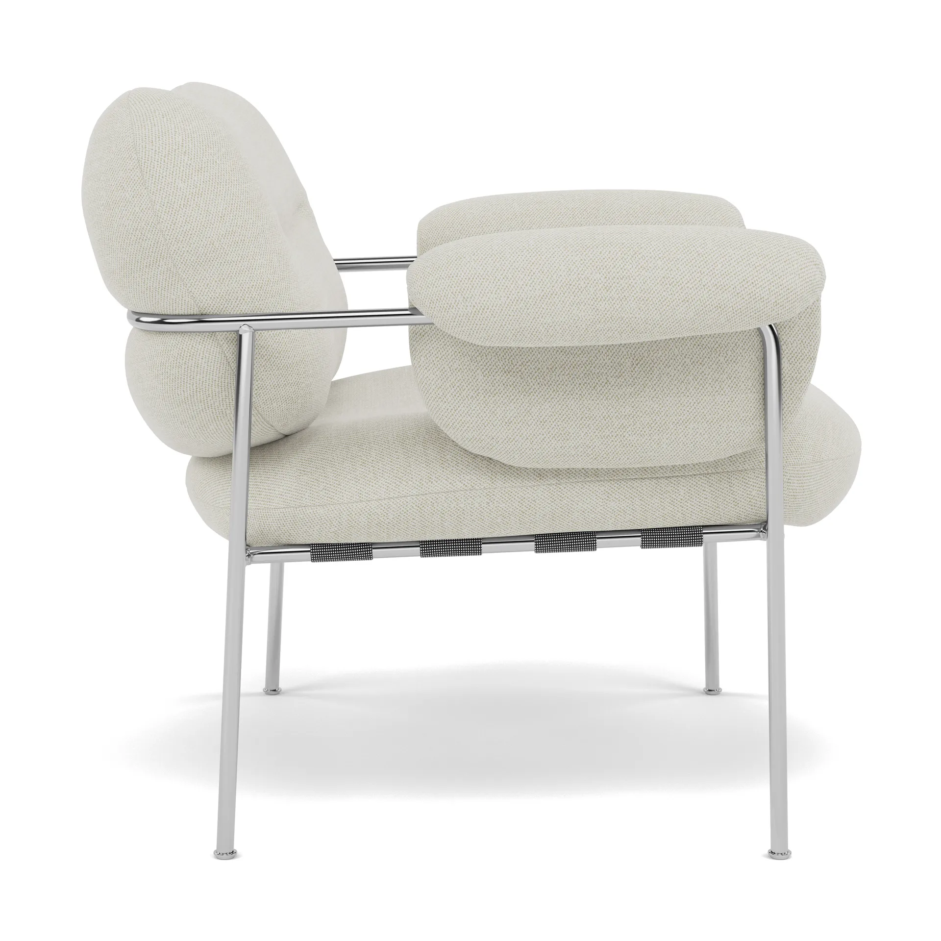 Bollo fåtölj, Sealife 363610-polished stainless steel Fogia