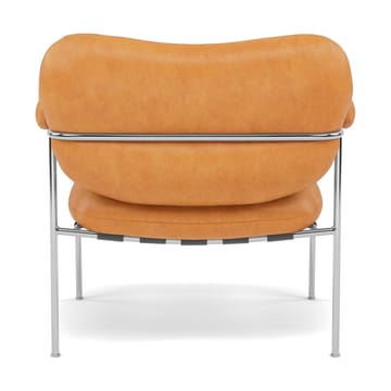 Bollo fåtölj - Vintage Cognac-polished stainless steel - Fogia