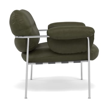 Bollo fåtölj - Vintage Olive-polished stainless steel - Fogia