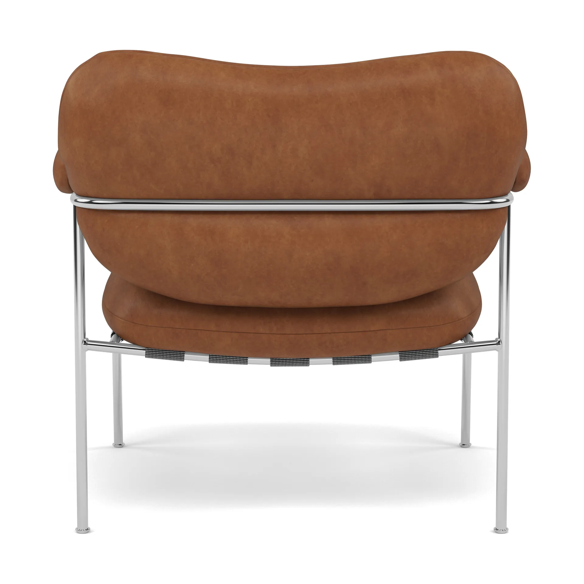 Bollo fåtölj, Vintage Rangers-polished stainless steel Fogia