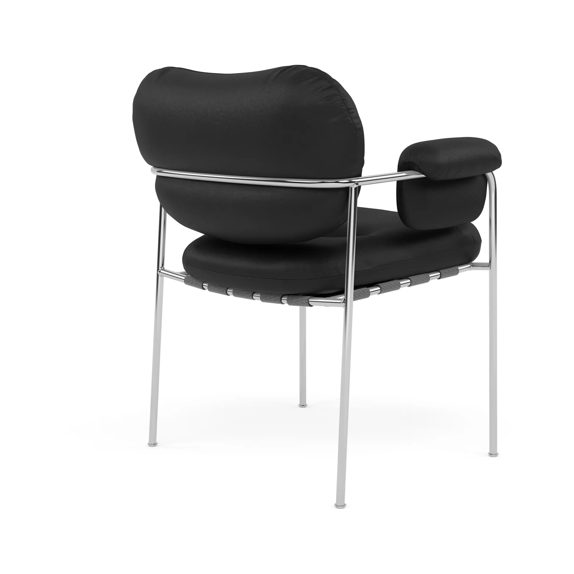 Bollo stol, Elmosoft 99999-polished stainless steel Fogia