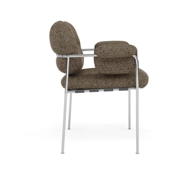 Bollo stol - Safire 0001-polished stainless steel - Fogia