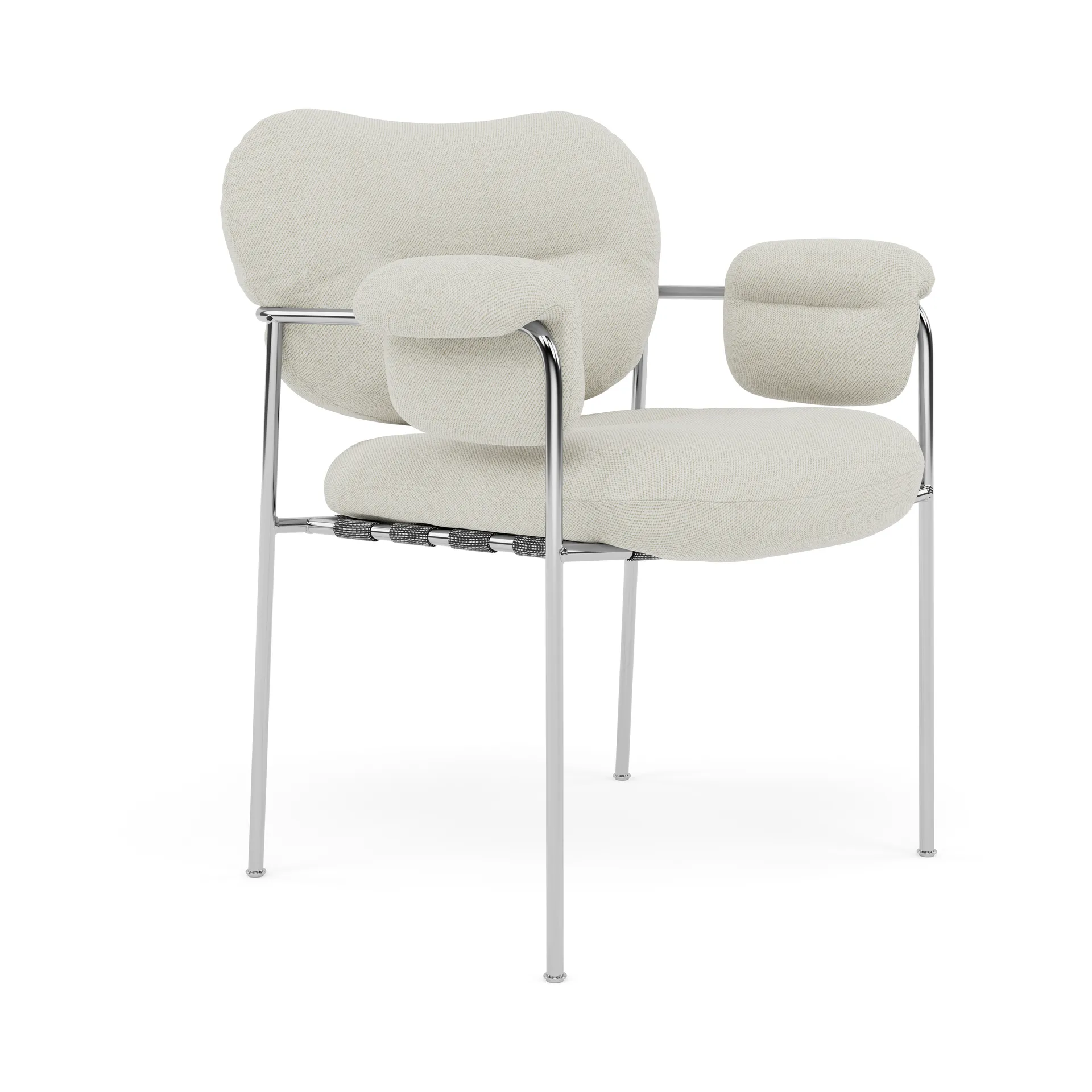 Bollo stol, Sealife 363610-polished stainless steel Fogia