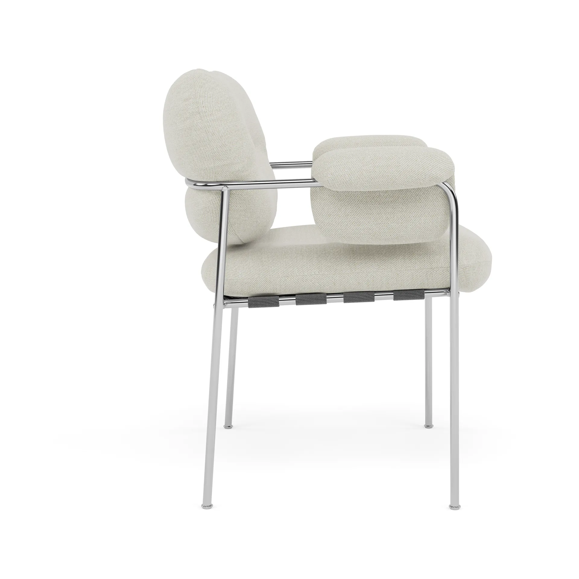 Bollo stol, Sealife 363610-polished stainless steel Fogia