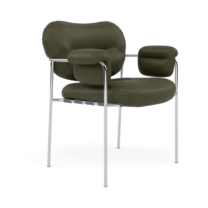 Bollo stol - Vintage Olive-polished stainless steel - Fogia