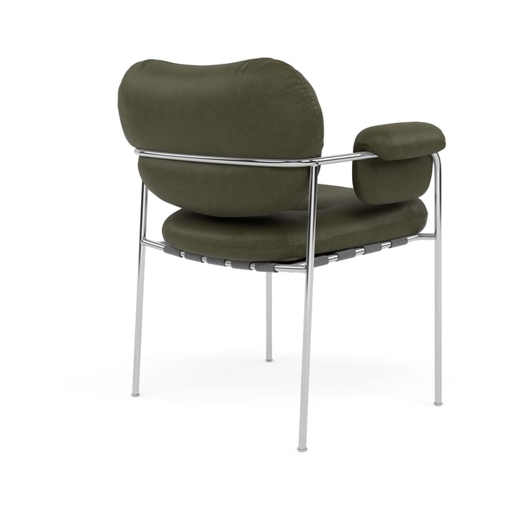 Bollo stol, Vintage Olive-polished stainless steel Fogia