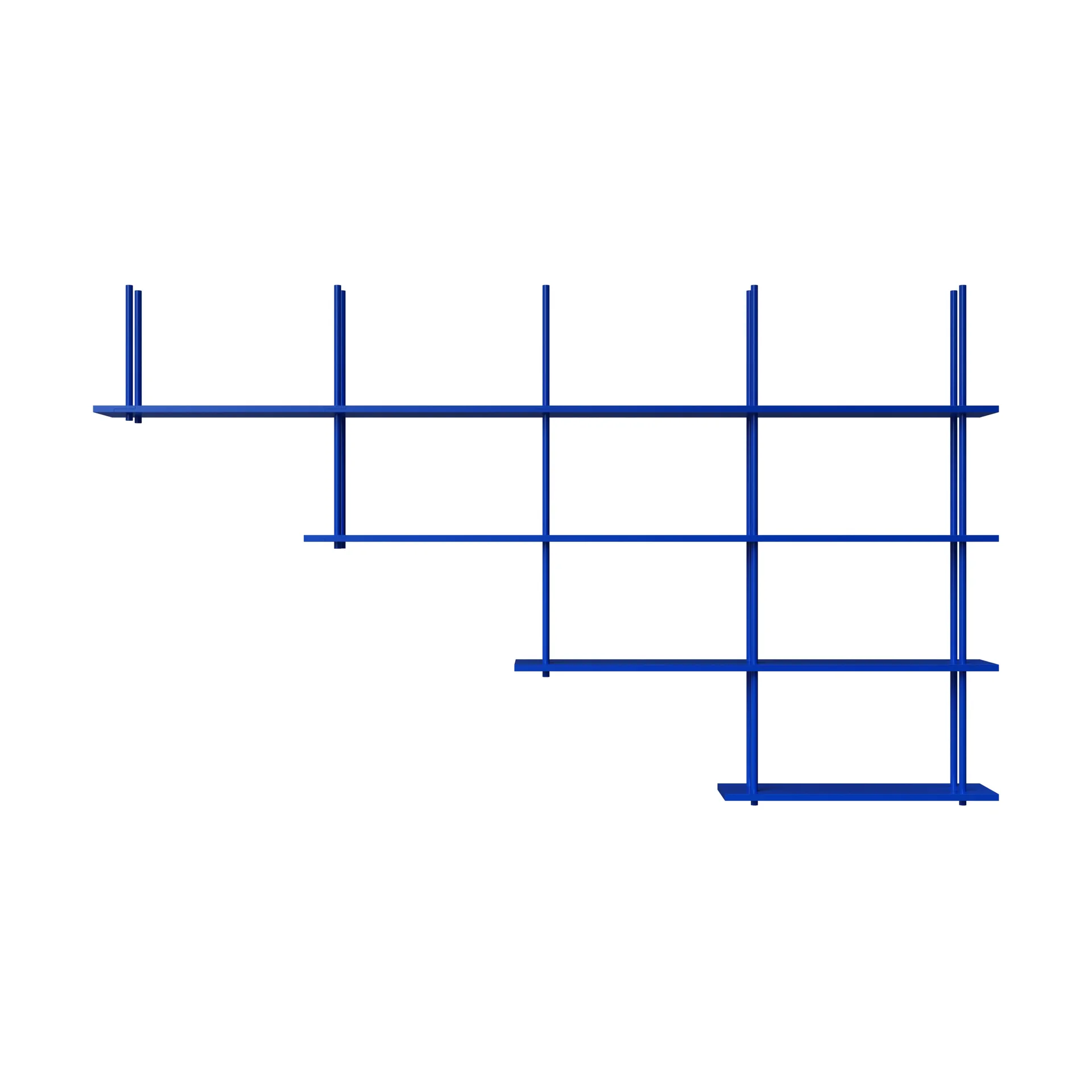 Bond hylla golv/tak FC4041, Blå lackad björk Fogia