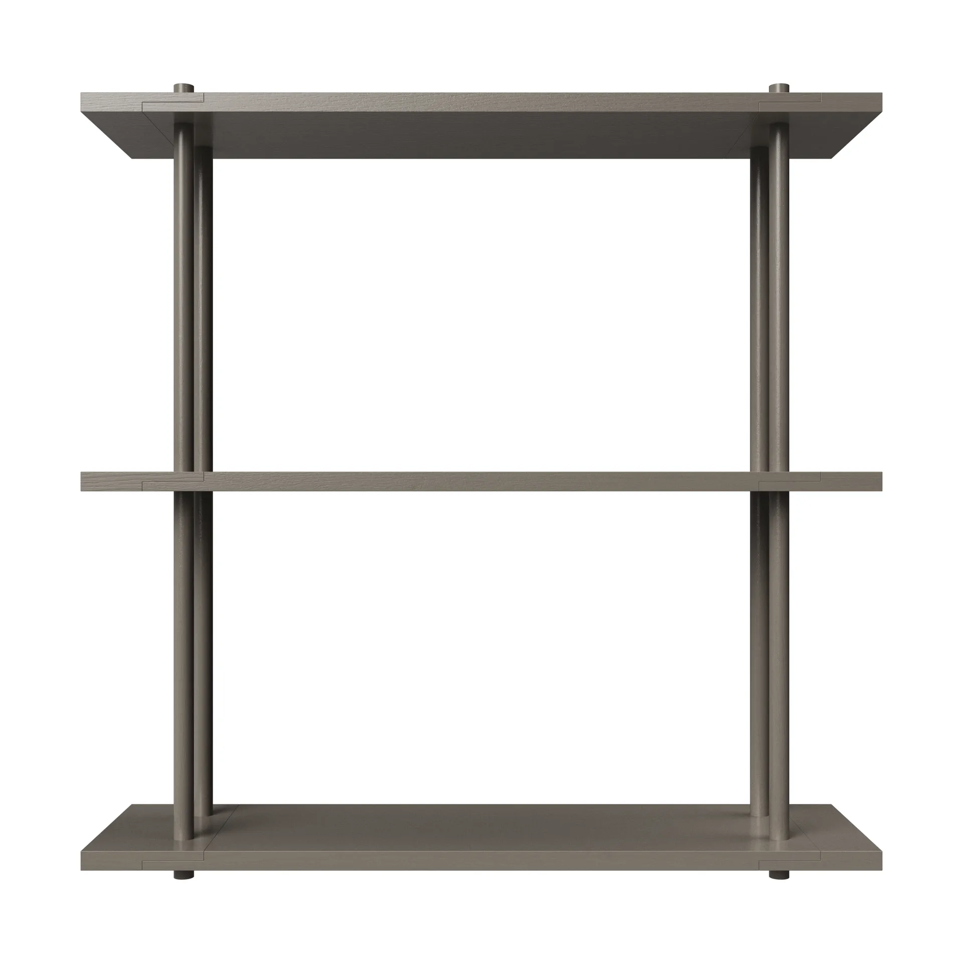 Bond hylla vägg W103, Grå lackad björk Fogia